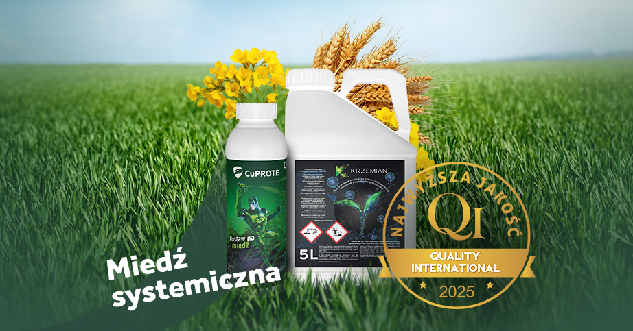 CuPROTE wyróżniony Złotym Godłem Najwyższej Jakości Q1 2025